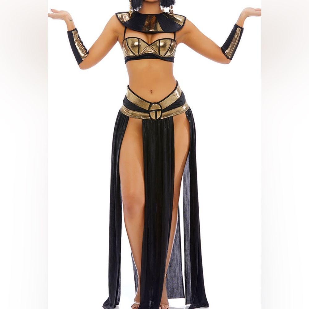 Gold and Black Egyptian Costume